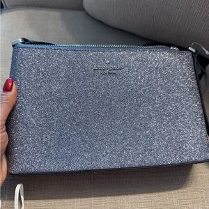 kate spade Sparkling Crossbody Bag - Silver